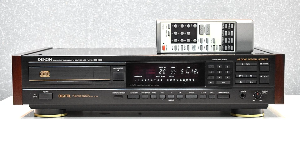 DENON DCD-1400 Spitzenklasse CD-Player mit Zubehör Top Zustand - Bild 3 von 4