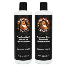 Humidor Solution (Propylene Glycol) - 16oz Bottles - 2 PACK - Joe Cool Cigar