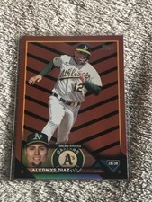 724-22 2023 Topps Update Series Orang/Black Aledmys Diaz Oakland Athletics