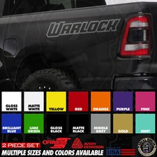Vinyl Stickers Decal Graphics For Warlock Fits Dodge Ram Trx Truck Rebel Usa X2