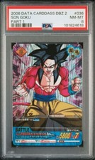 Psa8 Son Goku Super Saiyan 4 Explosion Data Carddass Dragon Ballz2