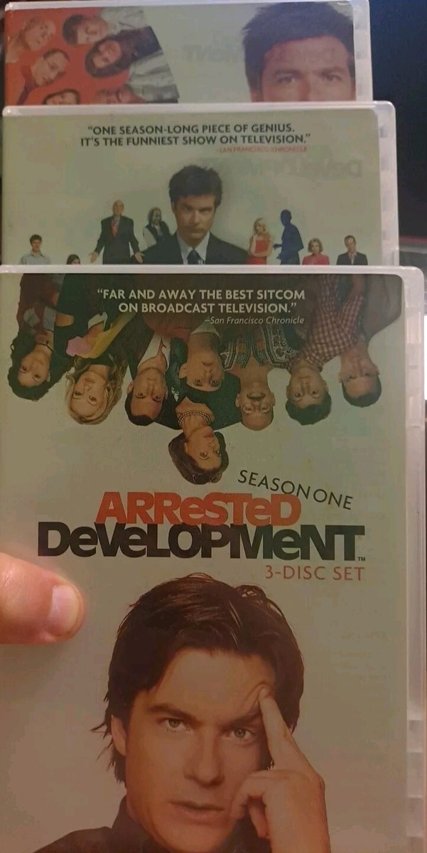 Arrested Development Seasons 1, 2, DVD Set Damaged Cases
