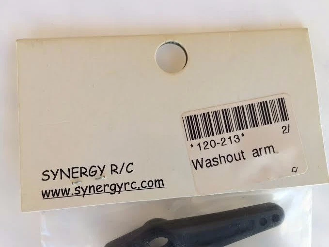 120-213 Brazo de Lavado Moldeado (2) - Helicóptero SYNERGY RC N9 Nuevo En Paquete Foto 2 de 3