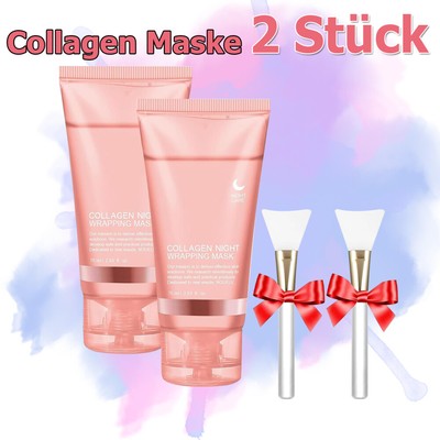 Collagen Night Wrapping Mask Hydrating&Firming Overnight Wrapping Peel-Off Mask+