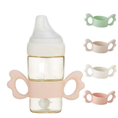 Newborn Bottle Grip Handle Infants Wide Caliber Milk Bottle Hand Shank for Hegen