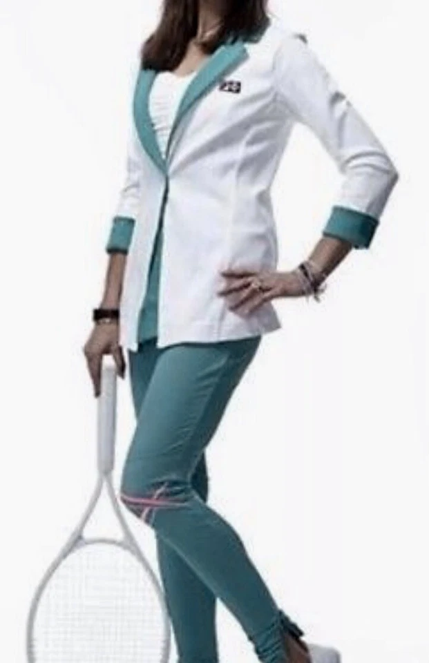 Blazer Chaqueta Tenis LOVE FILA Marion Bartoli Blanco Verde MB NUEVO Para Mujer Talla S M Foto 3 de 4