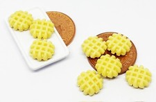 Dolls House Plain Waffles Handmade Bakery 1:12 Scale Miniature PL23 ML tumdee