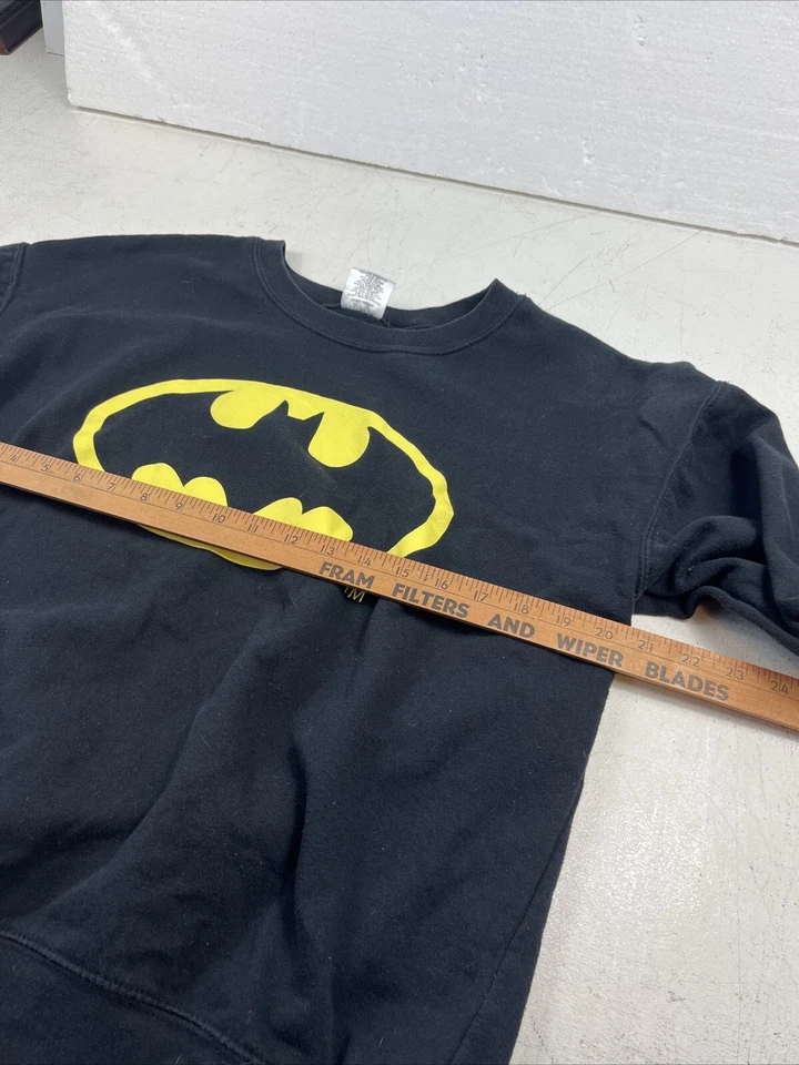 DC Comics Batman Sudadera Mujer/Junior XL (15-17) Logo Negro Pullover Suéter Foto 4 de 4
