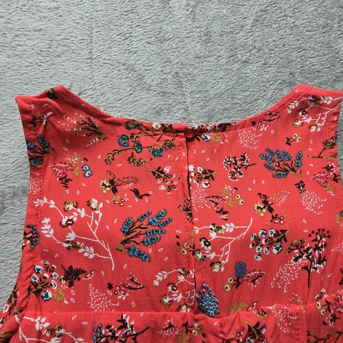 Art Class Romper Girl's XL 14/16 Floral Sleeveless Ruffles Pockets Lined New - Picture 8 of 16