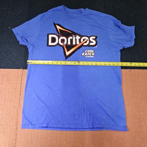 Doritos Cool Ranch Chips Adult T-Shirt Large Blue Short Sleeve Graphic Print L3a - Picture 7 of 8