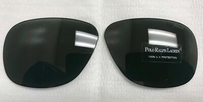 Polo Ralph Lauren 4107 replacement lenses size 53 Green Non-polar