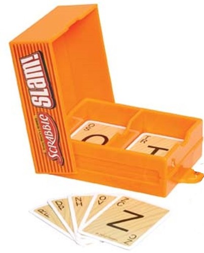 Scrabble Slam Game Mini Card Clip-On Basic Fun Miniature NEW Hasbro Travel Words - Picture 2 of 7