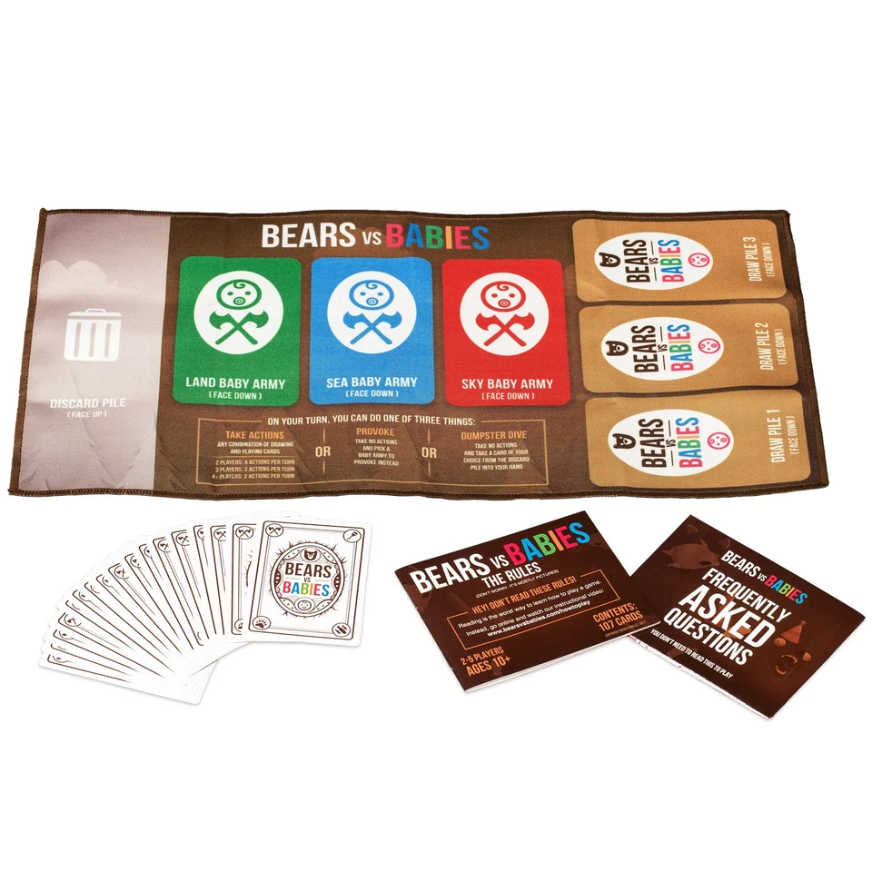 Exploding Kittens Bears vs Babies - Fun Family Card Game for Adults Teens & Kids - Image 2 of 4