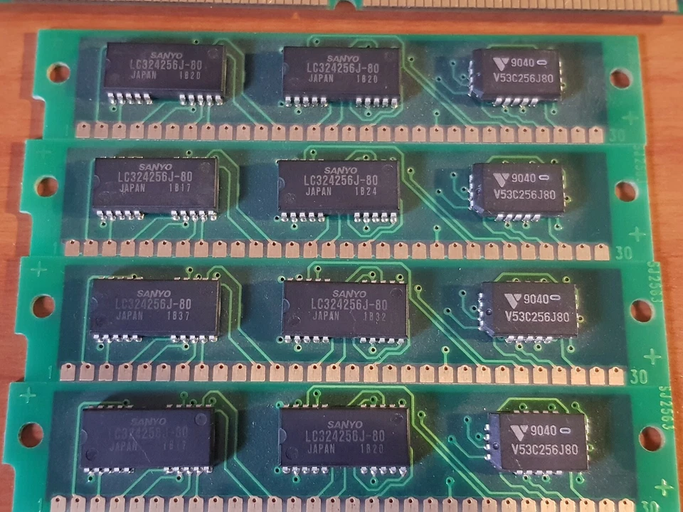 6 x Old computer Memory 30 pin and 72 pin Simm - Image 2 of 4