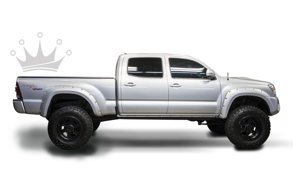 KING FENDER FLARES fits 2012-2015 TOYOTA TACOMA 6' Long Bed pocket
