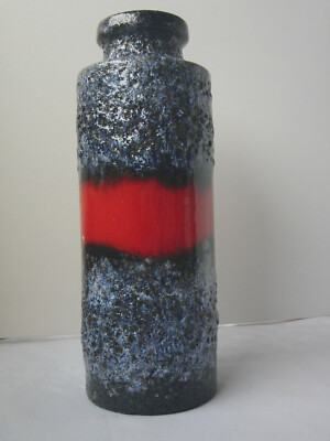 Vase,Fat Lava,W-Germany,Scheurich?, 203-20,wahrscheinlich 70er Jahre. 27 cm hoch