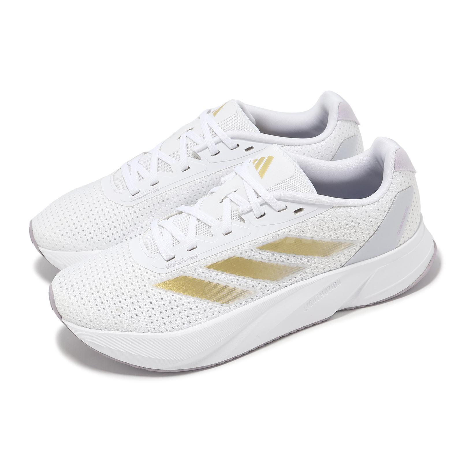 adidas Duramo SL W White Gold Grey Womens Running Shoes IF7883