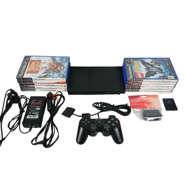 Sony PlayStation 2 Slim Console Pack with Games Black online kaufen