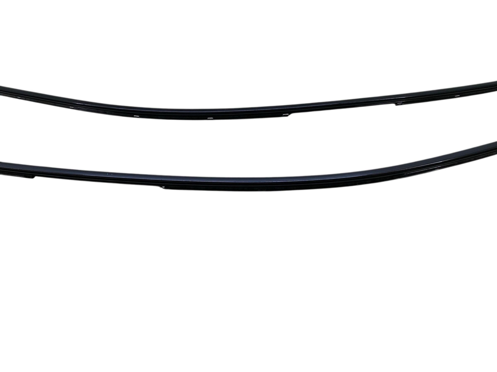 2017-2024 MASERATI LEVANTE OEM LEFT & RIGHT UPPER ROOF DRIP MOULDING TRIM BLACK