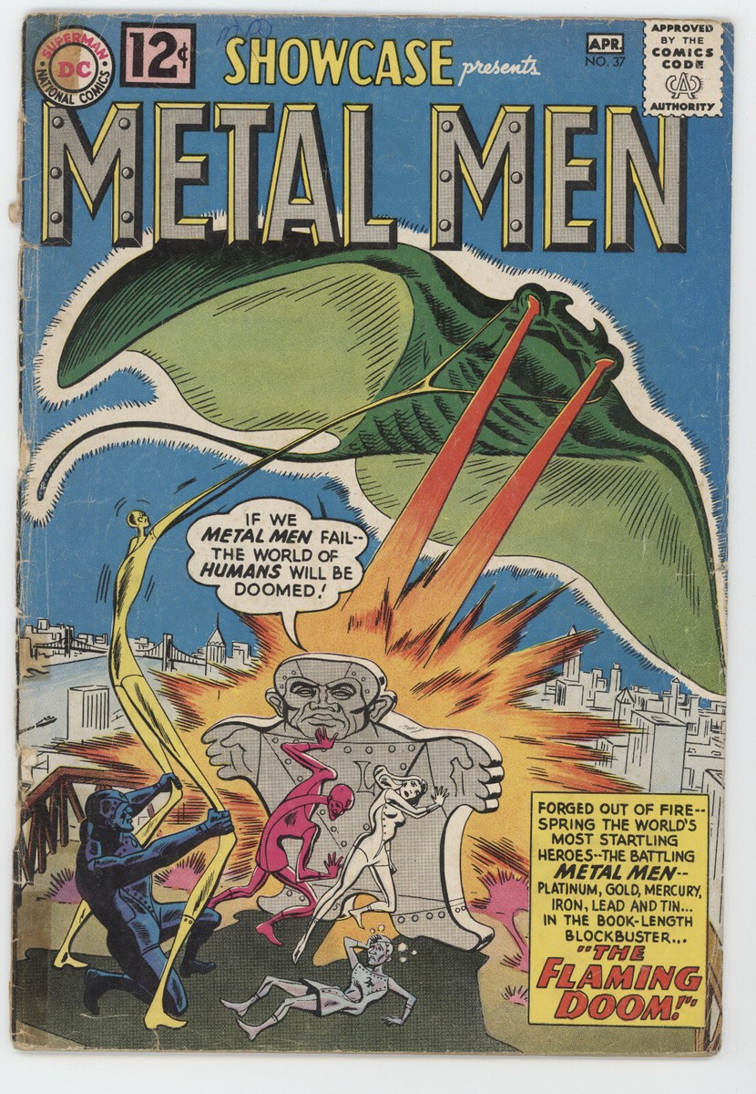 Showcase 37 DC 1962 FR 1st Metal Men Ross Andru