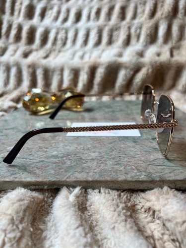 M27999AP 58m Square Sunglasses | Metal Frame | UV400 Protection | Brown Gradient - Picture 3 of 6