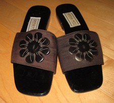 Anna Moi Womens Brown Slip-On Slides Sandals Size 7.5 Cute 