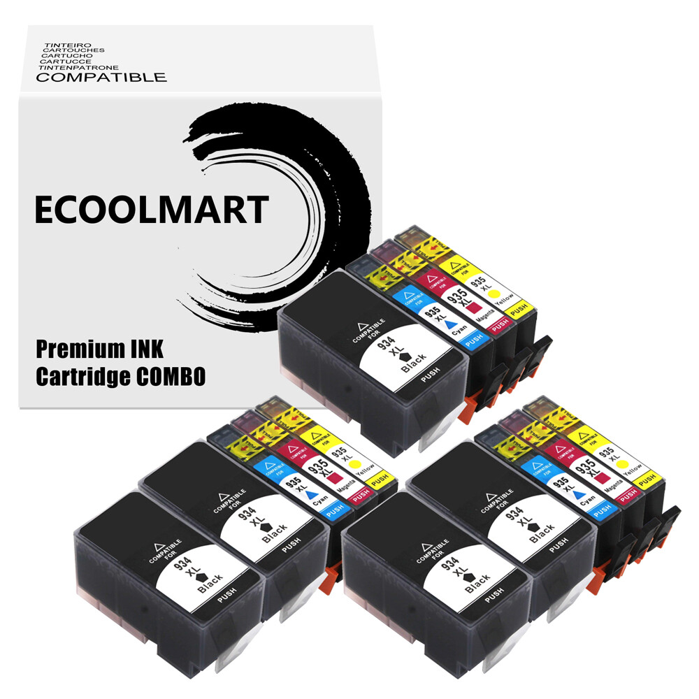 14PK Ink Cartridge replace for HP 934XL 935XL Officejet 6812 6815 6820