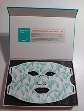 Bubloc Led Skin Therapy Contour Face Mask 8 In 1 Light 100% Natural Treatment 