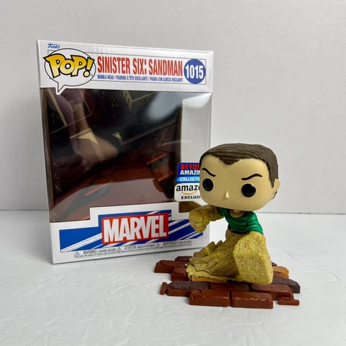 Funko Pop! Deluxe: Marvel Sinister Six: Sandman - Amazon Exclusive Spiderman set