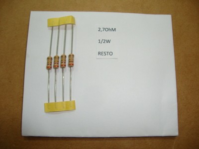 5 Watt 2,4 ohm ossido metallo resistenza pellicola 5W 700V 10 pz