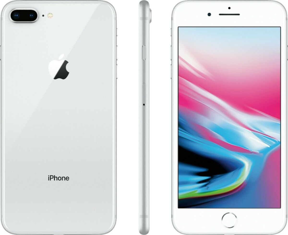 iPhone 8 Plus Silver 256 GB au-