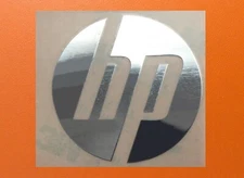 1 pcs Sticker for HP Skylake Silver Chrome Color Logo Decal Badge 40mm x 40mm