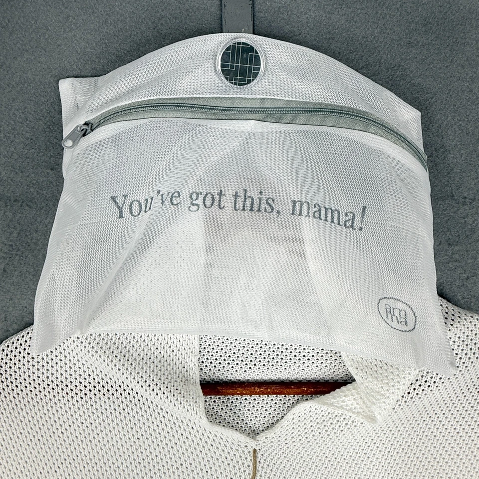 Шаль для кормления Cocoon By We Are Amma белый чехол пончо легкая дышащая - Изображение 3 из 4