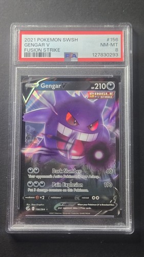 Gengar V graded PSA 8 for sale on eBay