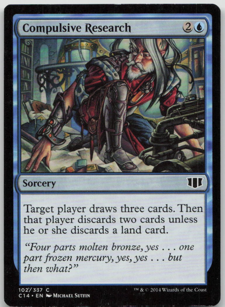 Compulsive Research #102 Common Commander 2014 Magic: The Gathering HP