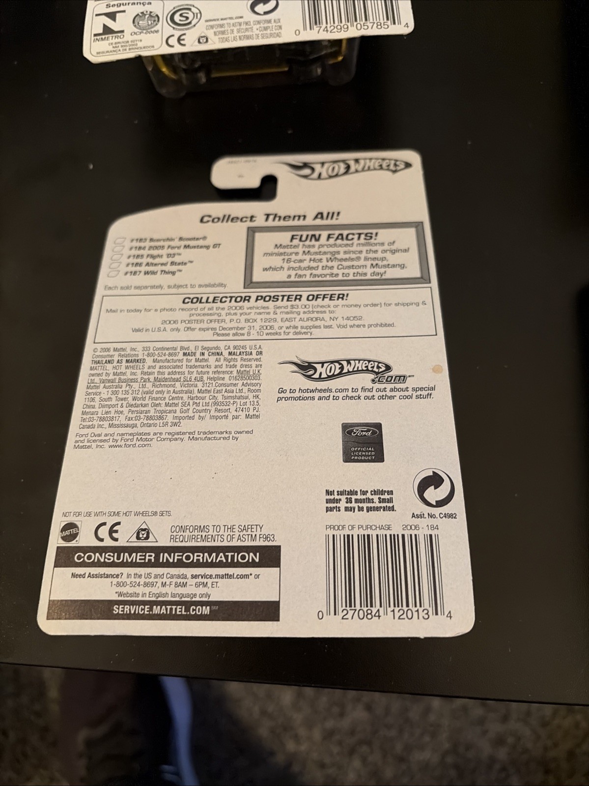 hot wheels 2005 ford mustang gt  mainline Lot of 5 With variations HTF black