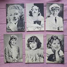 TRADE ISSUE POSTCARDS - 12 x FILM STARS ANON.  GINGER ROGERS KATHERINE HEPBURN