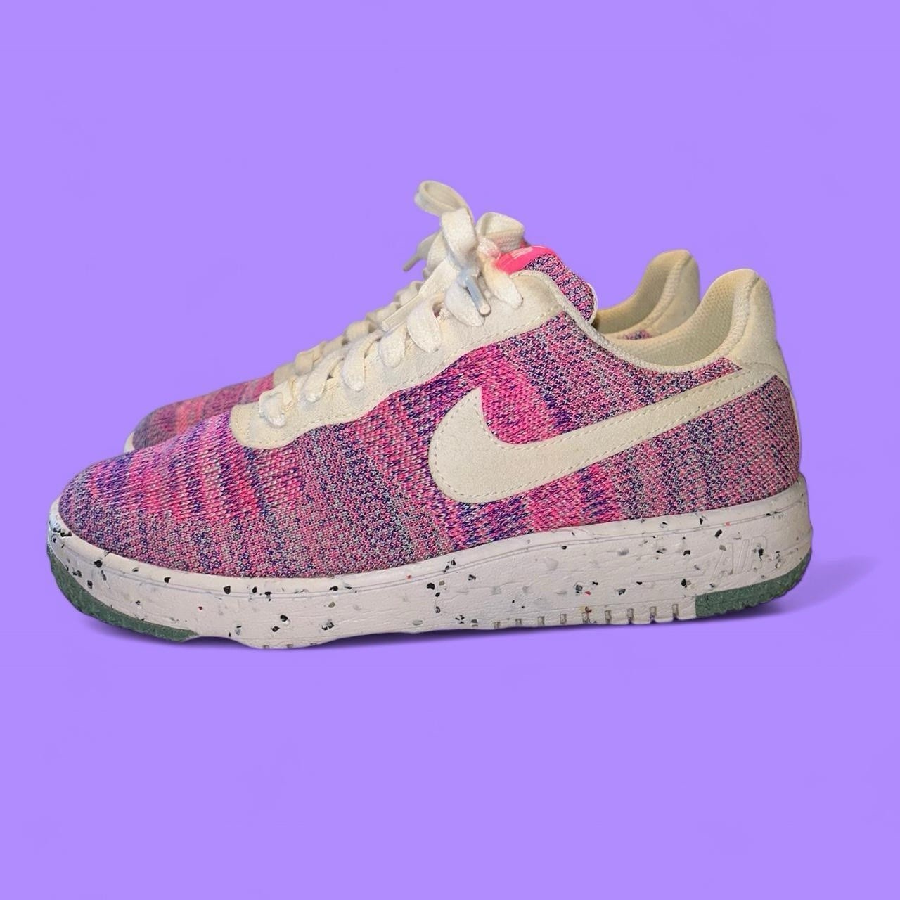 Nike Air Force 1 Low Crater Flyknit Fuchsia Women's Size 8.5