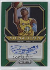 2021 Panini Prizm WNBA Signatures Green Diamond DeShields #SG-DDS Auto 0z5u