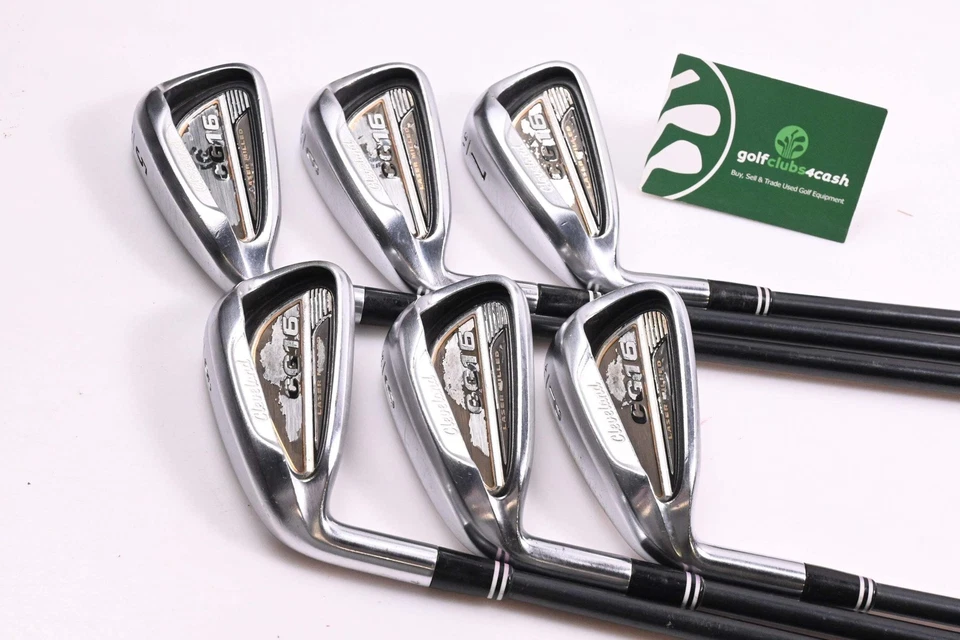 Left Hand Cleveland CG16 Chrome Irons / 5-PW / Regular Flex Cleveland Action 55 - Image 2 of 4