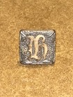 H Monogram ENGRAVED Initial Letter Old English Font Vintage Cuff Links Hampton — photo 8