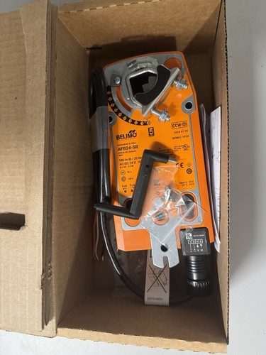 Belimo AFB24-SR Damper Actuator, Spring Return, 180 In-Lb / 20 NM, AC/DC 24V New