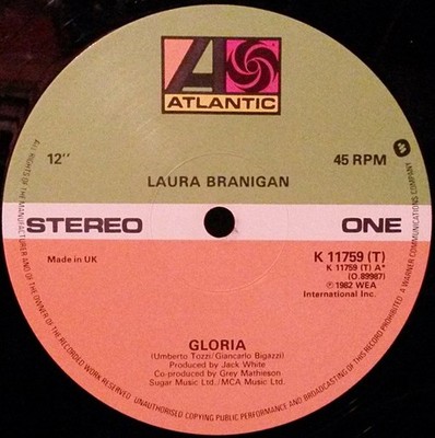 Laura Branigan - Gloria, 12'', (Vinyl)