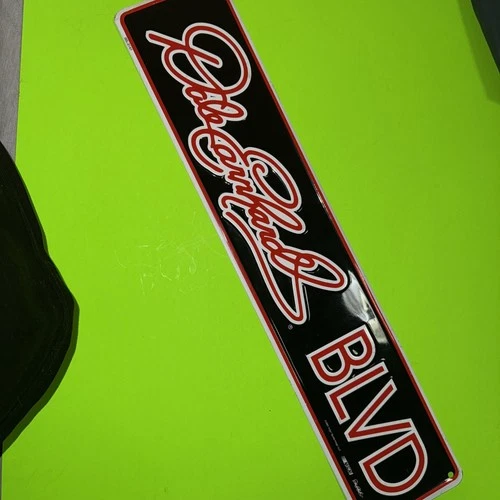 Vintage Dale Earnhardt BLVD Street Sign 24x5 Tin Sign 2001 NASCAR
