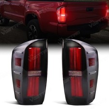 Full Led Tail Light For Toyota Tacoma 2016-2023 Rear Brake Lamps - Smoked Lens
