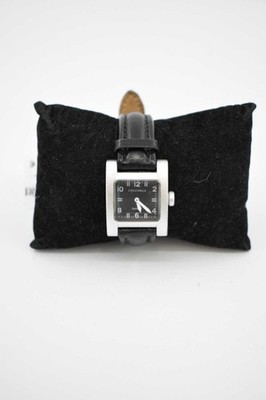 Coccinelle Damenuhr mit schwarzem Lederarmband mit Batterie