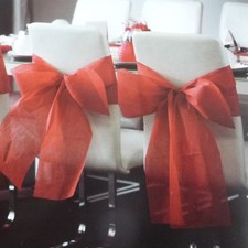Hussen Stuhlschleifen Schärpen Automatik-Schleifen Hochzeit Taufe viele Farben