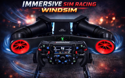 Sim Racing Wind Simulator: High Airflow, SimHub Ready, Simagic Alpha & EVO Model