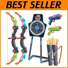 LED Light-up Bow and Arrow Set for Kids, 2 Sets