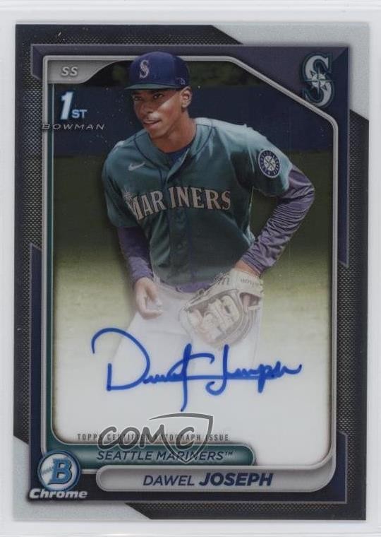 2024 Bowman Chrome Prospect Auto Dawel Joseph #CPA-DJ Auto 09p1